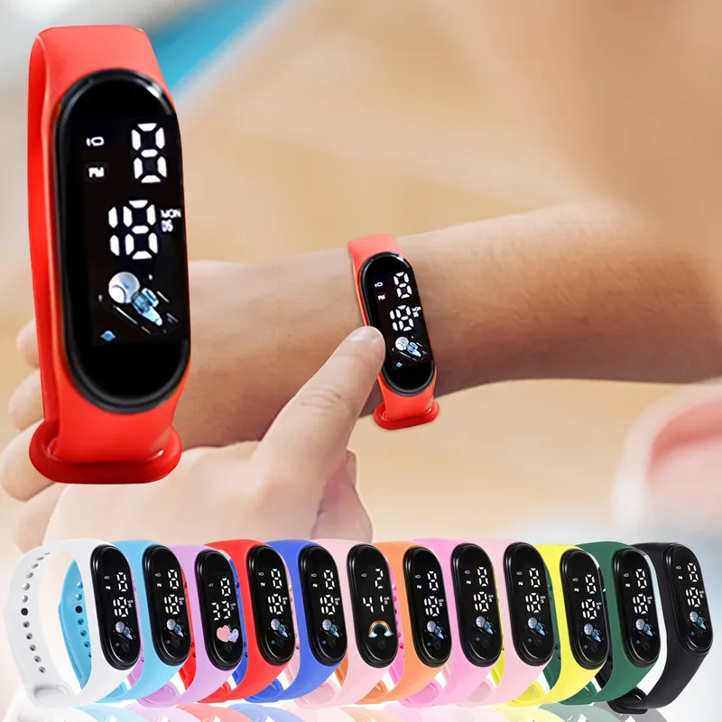 Smartwatch Watches Kids - Cute Children Digital Wrist Watch, Shockproof