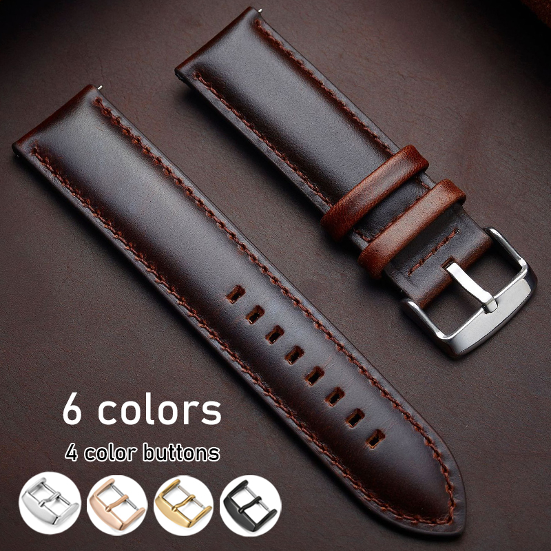 Seiko Watches Smartwatch - Genuine Leather Band 20mm 22mm 24mm