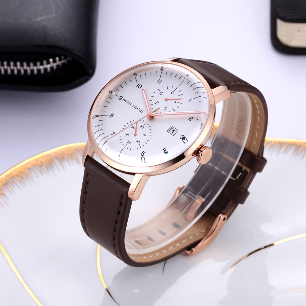 Smartwatch Branded Watches For Men - MINI FOCUS Chronograph Watch Brand Luxury