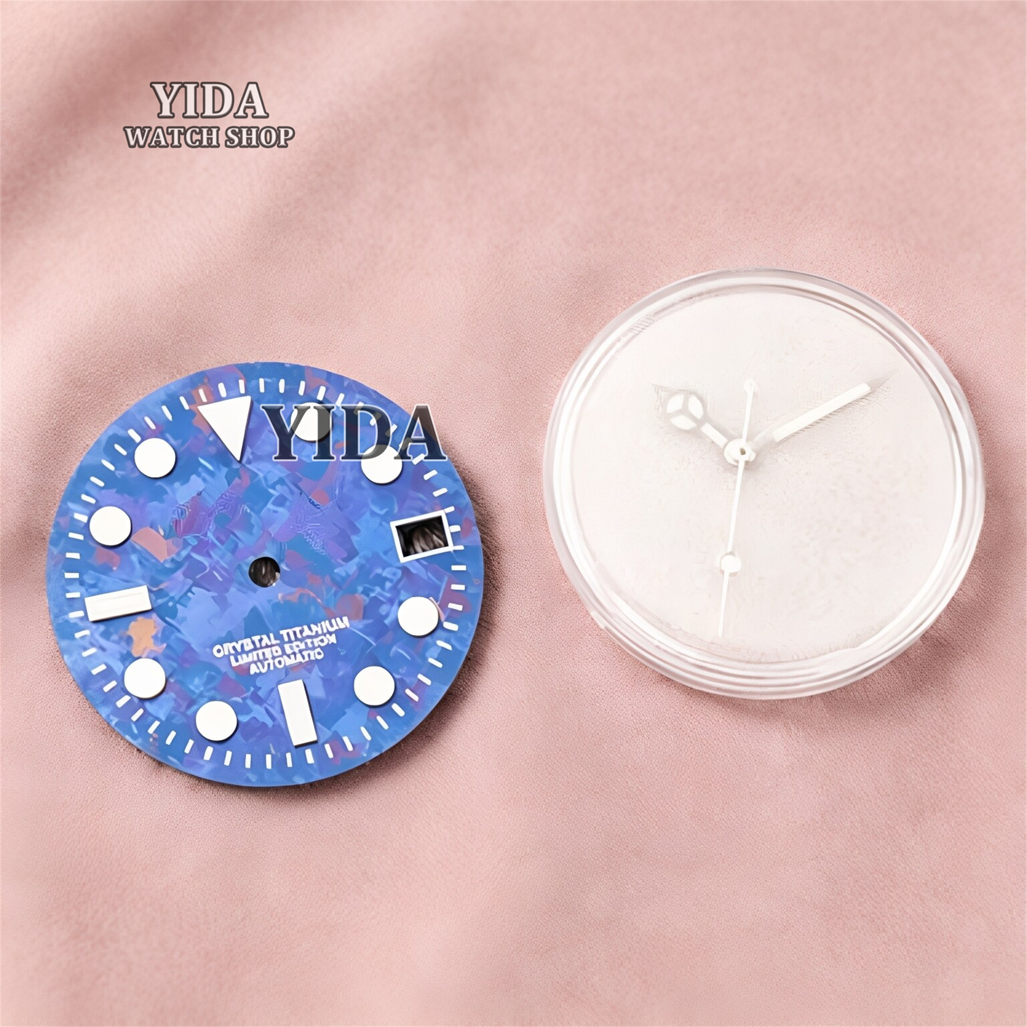Watch Crystal Replacement - NH35 Dial Ice Crystal Titanium Dial