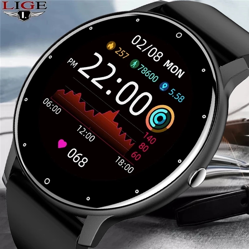 Smartwatch Digital Watches For Men - LIGE 2025 New Smart Watch Men