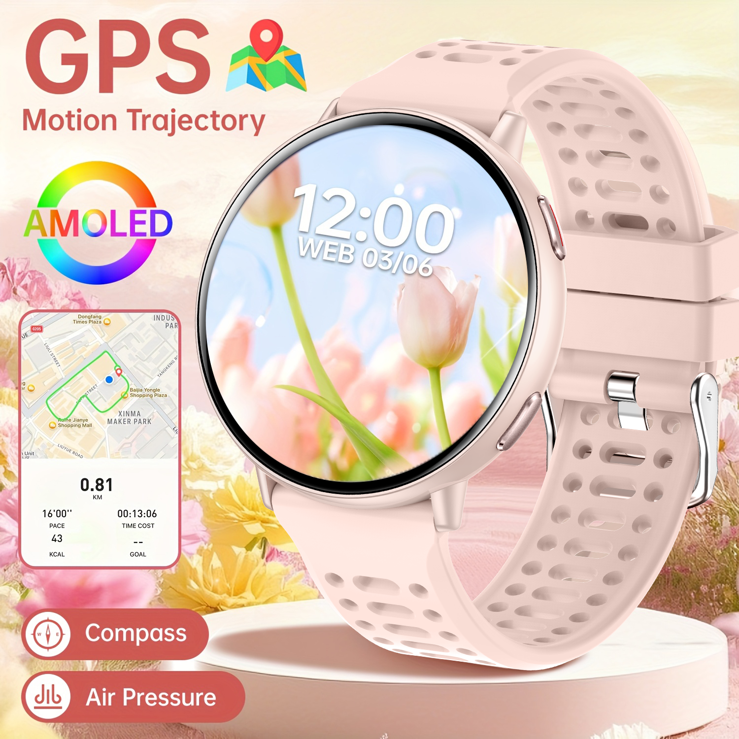 Smartwatch New Watches For Women - New hot GPS smartwatch 1.43 AMOLED