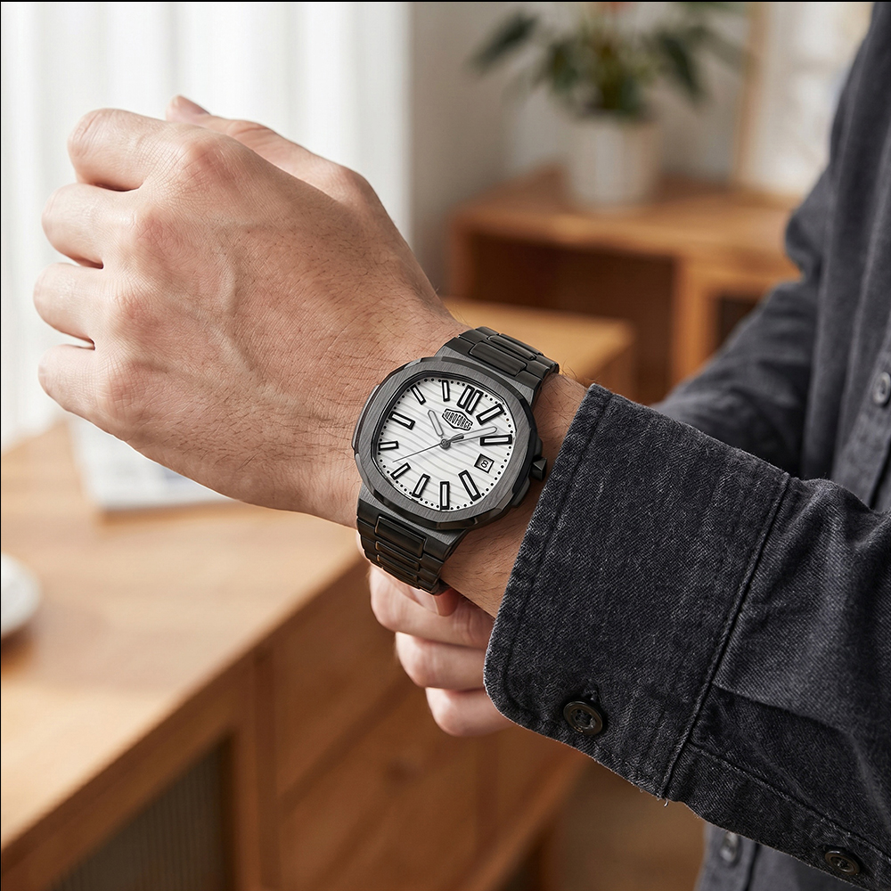 Smartwatch Branded Watches For Men - HEROFORCE New Sapphire Waterproof Men Watch