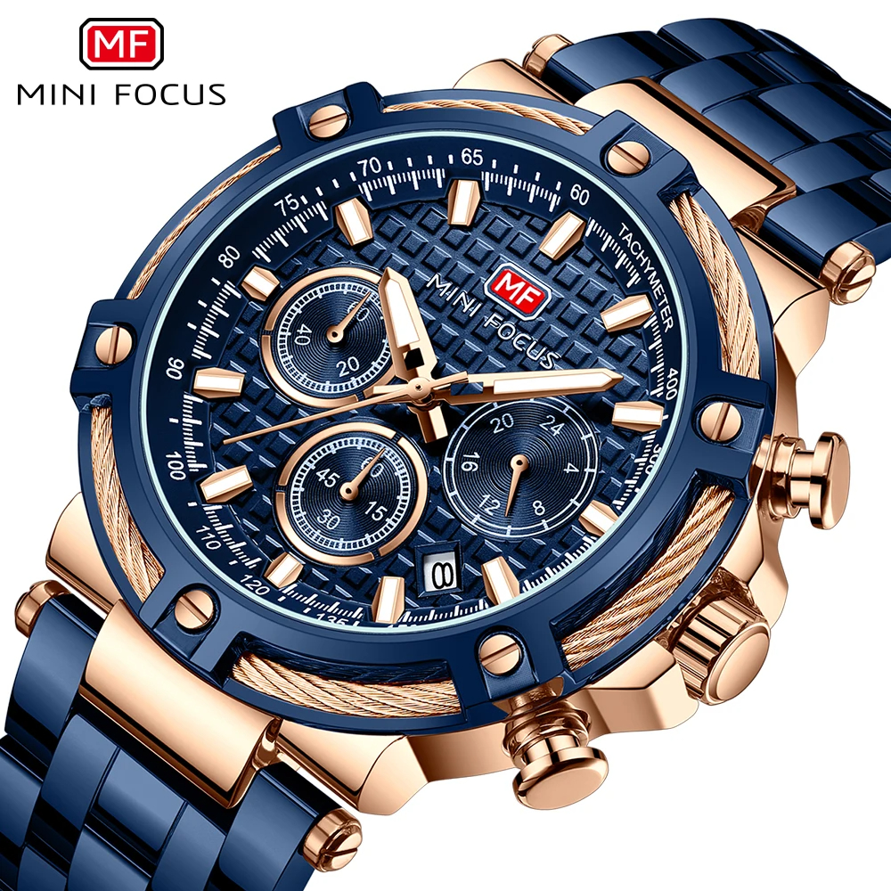 Smartwatch Branded Watches For Men - MINI FOCUS Sport Multifunctional Quartz Watch