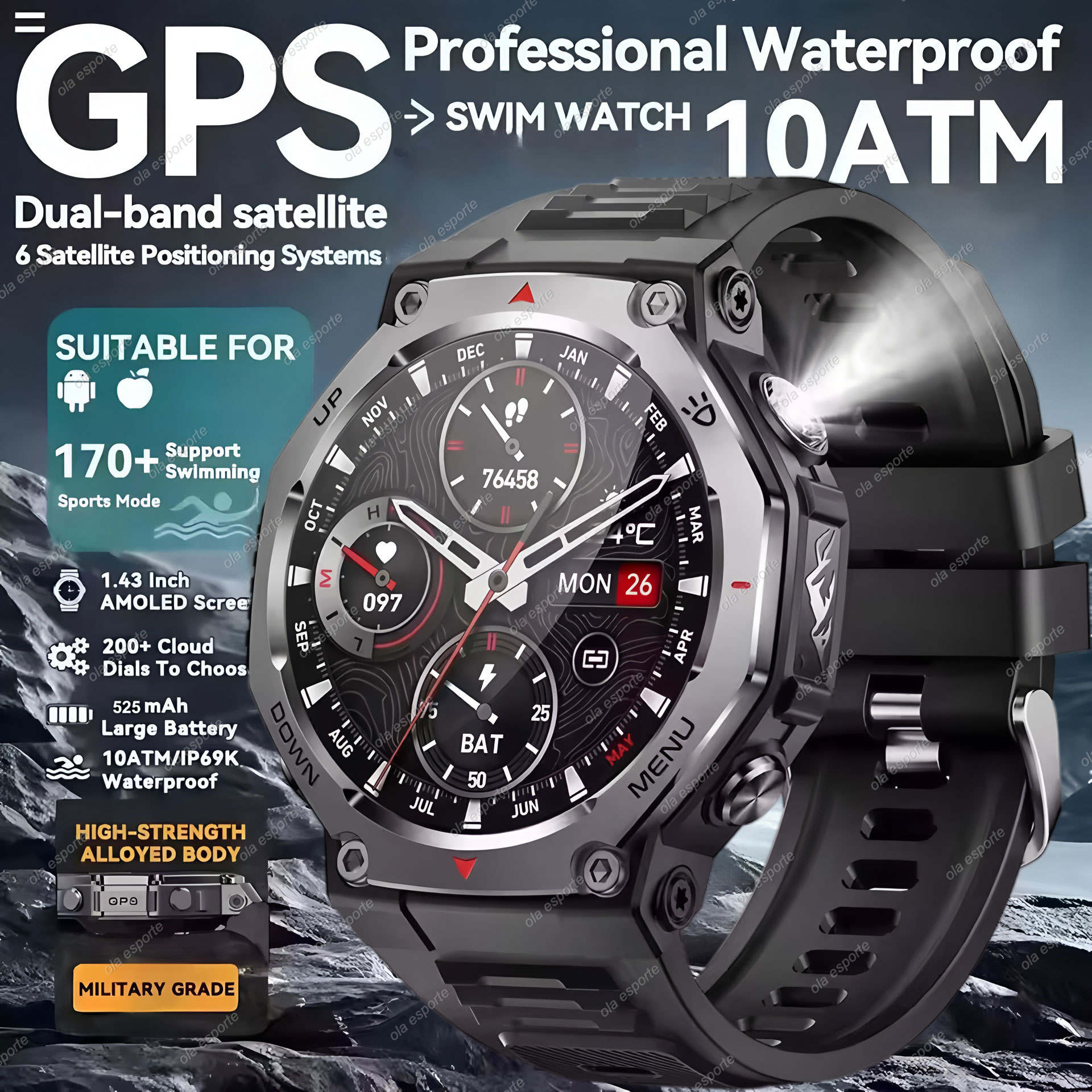 Smartwatch New Watches For Women - New T-Rex 3 Ultra GPS Smart
