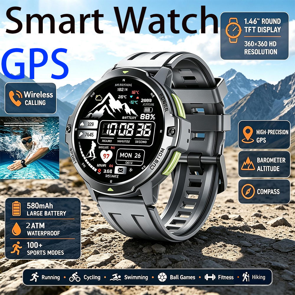 NEW 6-Axis Gyroscope Military  - مراجعة Smartwatch Timex Watches For Women وسعره