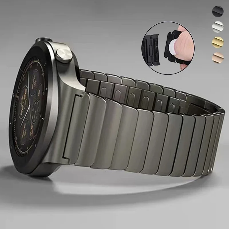22mm titanium alloy Strap For  - مراجعة Seiko Watches Smartwatch وسعره