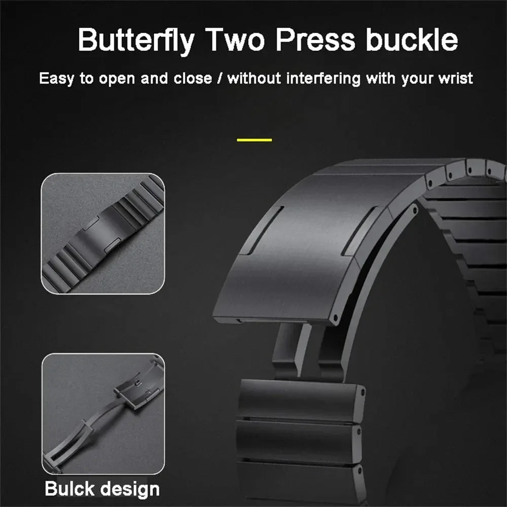 22mm titanium alloy Strap For  - مراجعة Seiko Watches Smartwatch وسعره