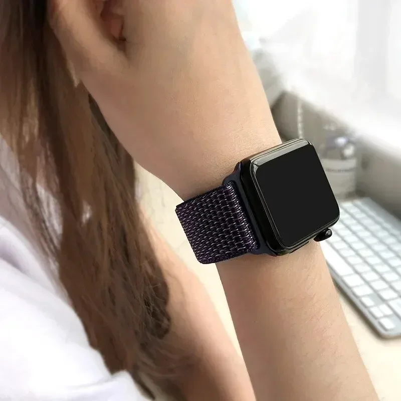 Nylon loop For Apple Watch Ban - مراجعة Smartwatch Apple Watches For Men وسعره