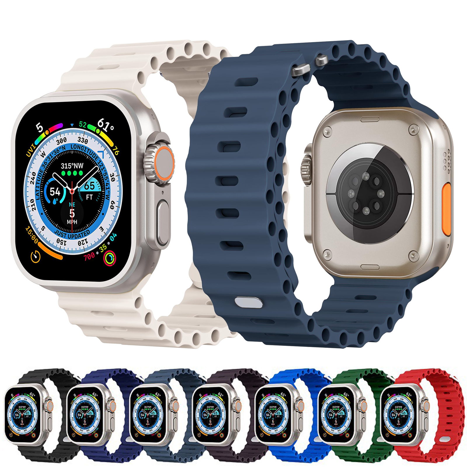 Ocean Band Strap For Apple Wat - مراجعة Smartwatch Apple Watches For Men وسعره