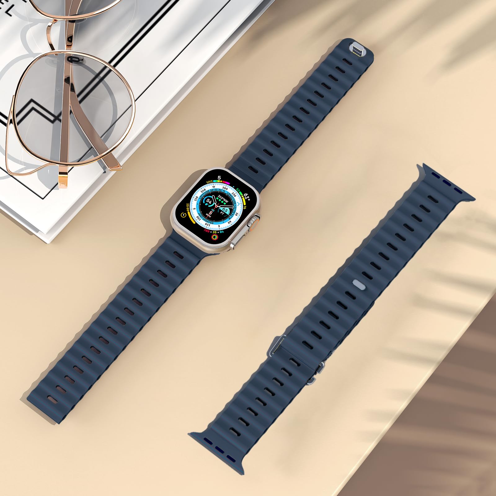 Ocean Band Strap For Apple Wat - مراجعة Smartwatch Apple Watches For Men وسعره