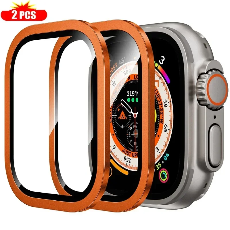 2PCS Titanium Metal Frame for  - مراجعة Smartwatch Apple Watches For Men وسعره