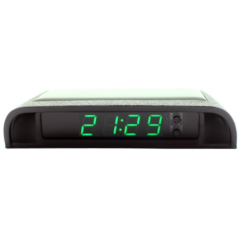 Solar Car Clock Thermometer Da - مراجعة Solar Powered Watch وسعره