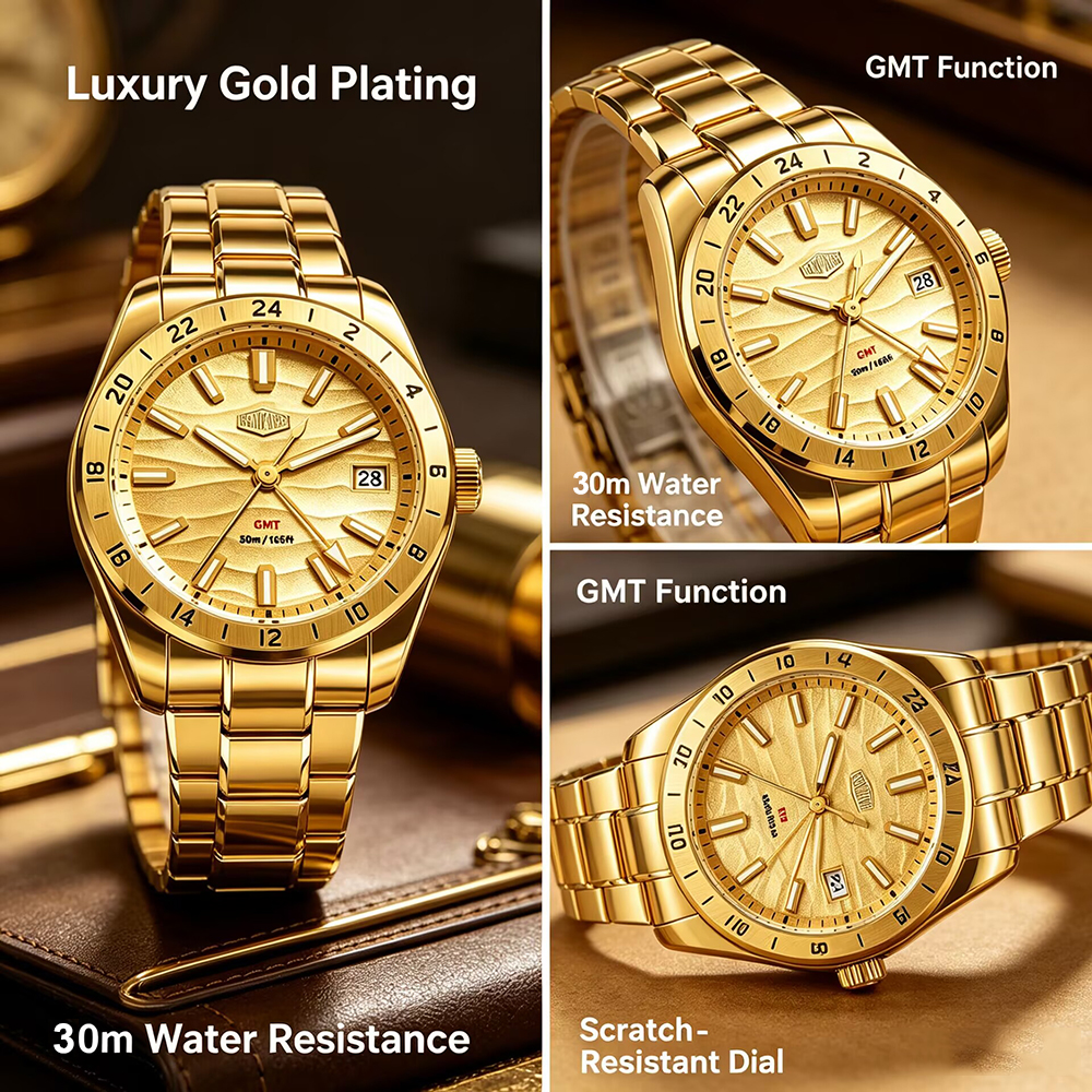 Quality Original GMT Men Clock - مراجعة Smartwatch Watches For Girls وسعره