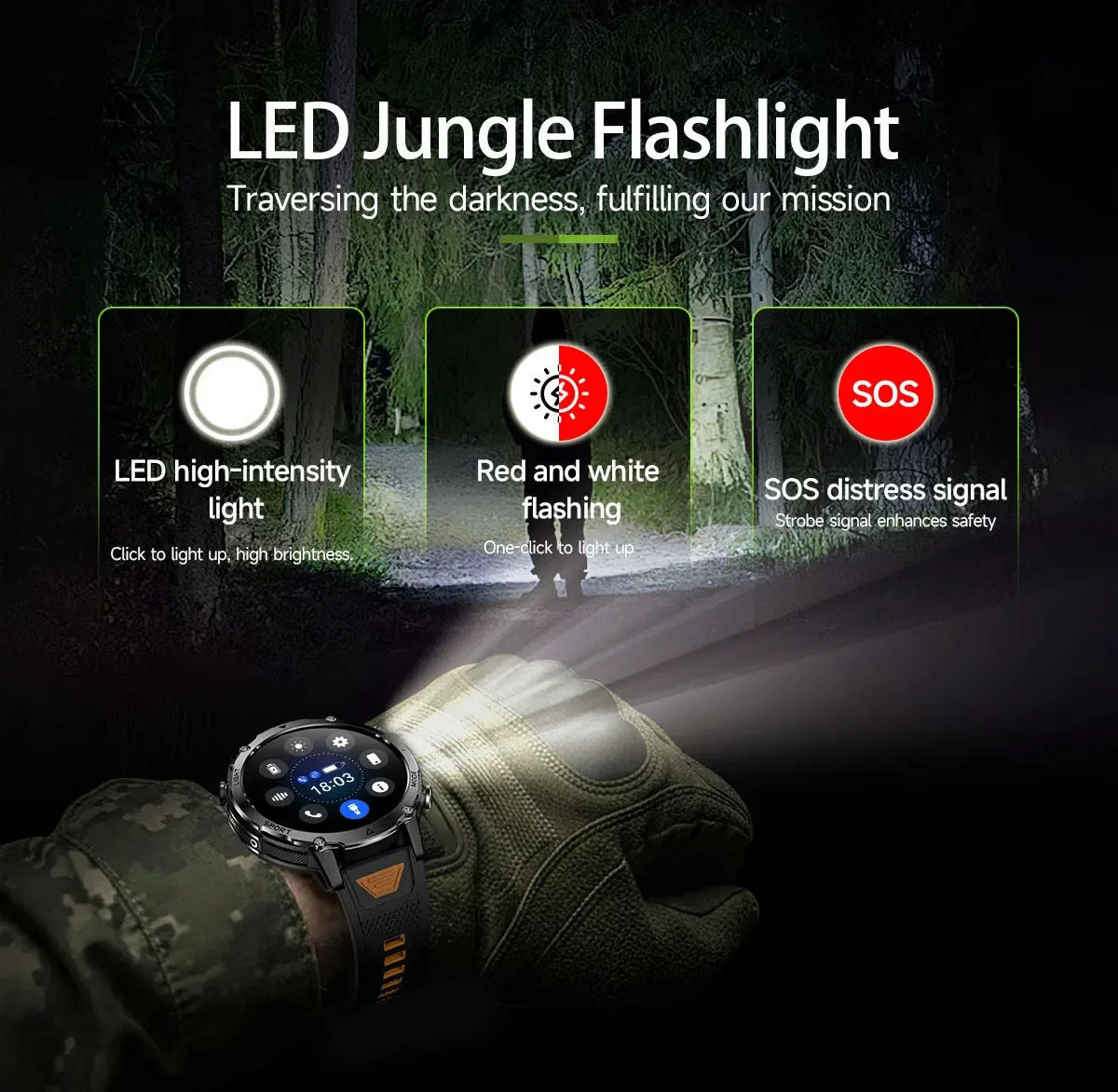 Brand+1400mAh Big Battery Smar - مراجعة Smartwatch Branded Watches For Men وسعره