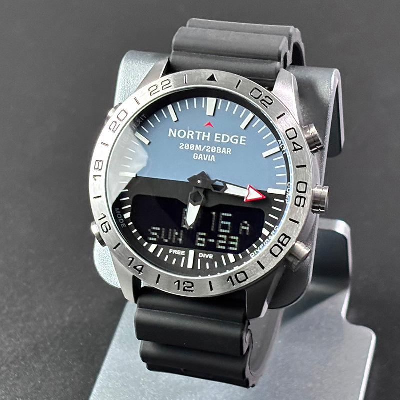 NORTH EDGE Mens Dive Watch Mil - مراجعة Smartwatch Digital Watches For Men وسعره