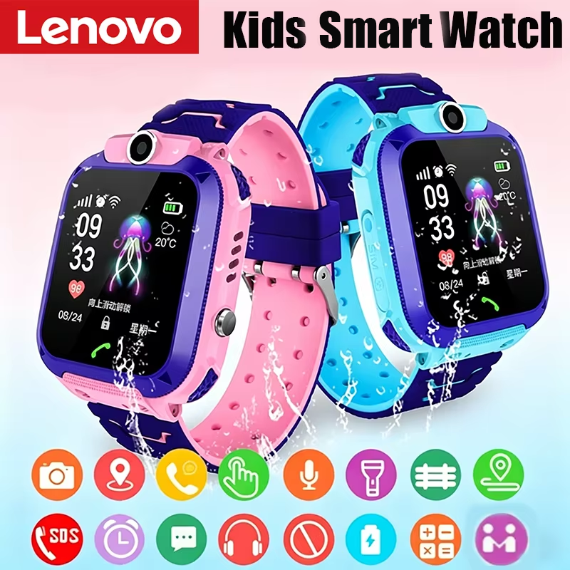 Lenovo Kids SOS GPS Location C - مراجعة Smartwatch Watches For Kid Boy With Gps وسعره