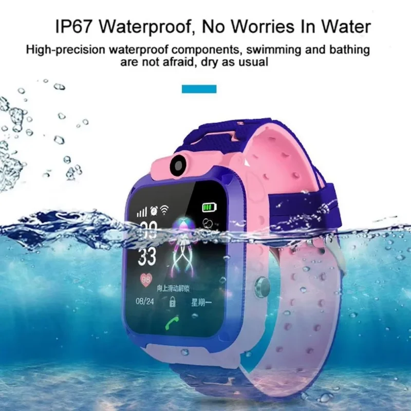 Lenovo Kids SOS GPS Location C - مراجعة Smartwatch Watches For Kid Boy With Gps وسعره