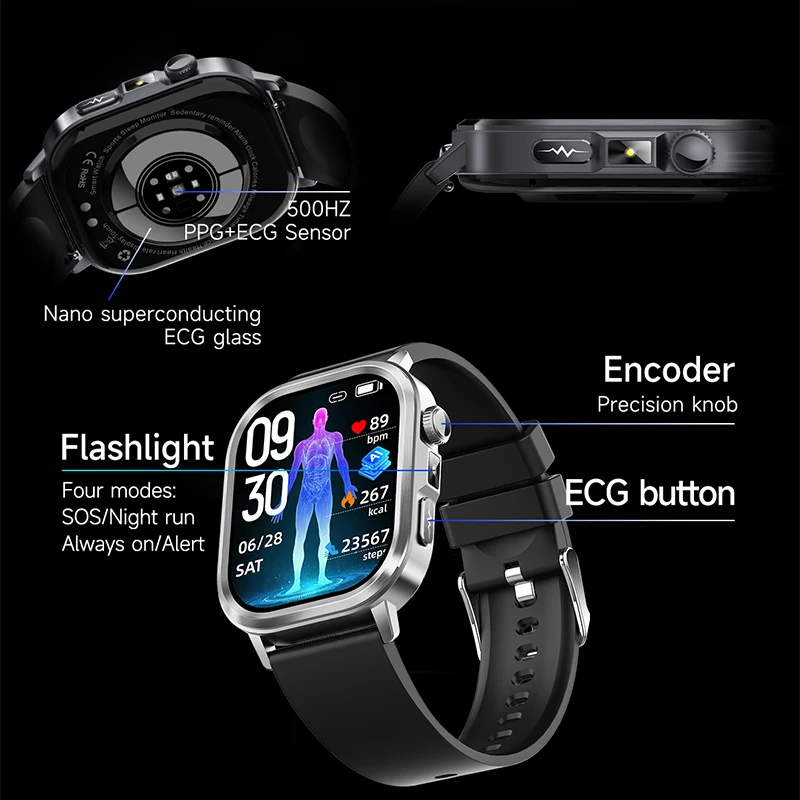 2025 New ECG+HRV AI Health Dia - مراجعة Smartwatch New Watches For Women وسعره