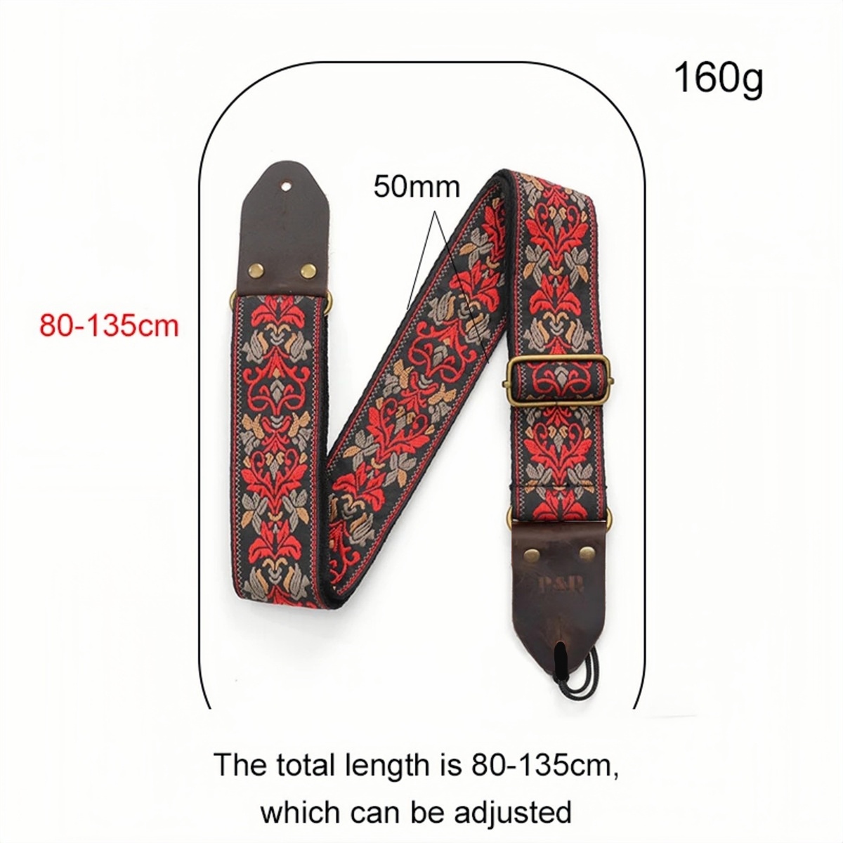 Miwayer Embroidered Guitar Str - مراجعة Leather Watch Strap وسعره