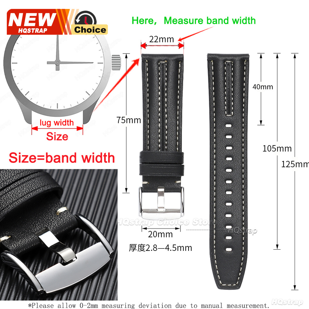 New Buckle Handmade Stitching  - مراجعة Seiko Watches Smartwatch وسعره