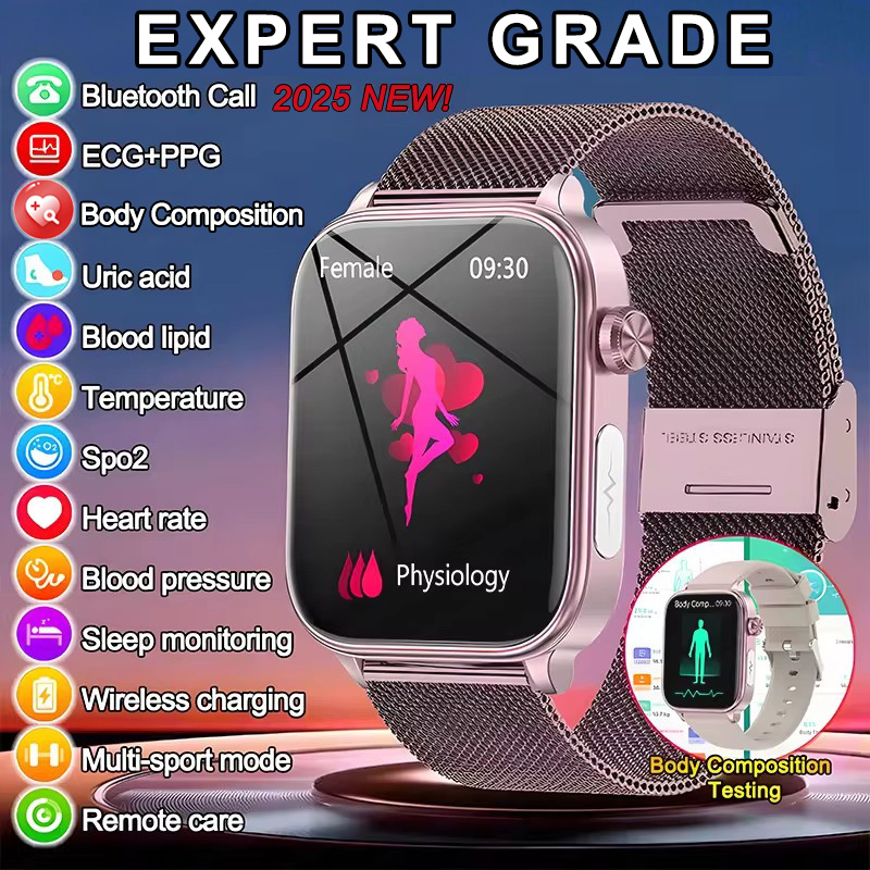 2025 New ECG+PPG Monitoring Sm - مراجعة Smartwatch New Watches For Women وسعره