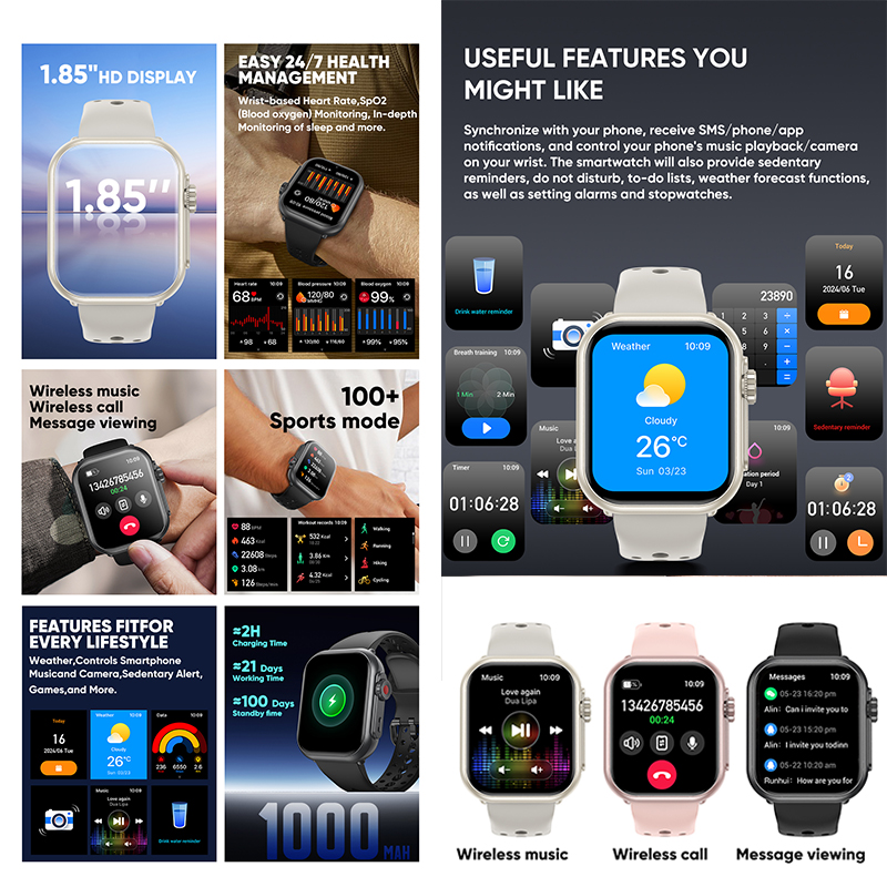 Smart Watch Ultra 2 SE Men Wom - مراجعة Smartwatch Apple Watches For Men وسعره