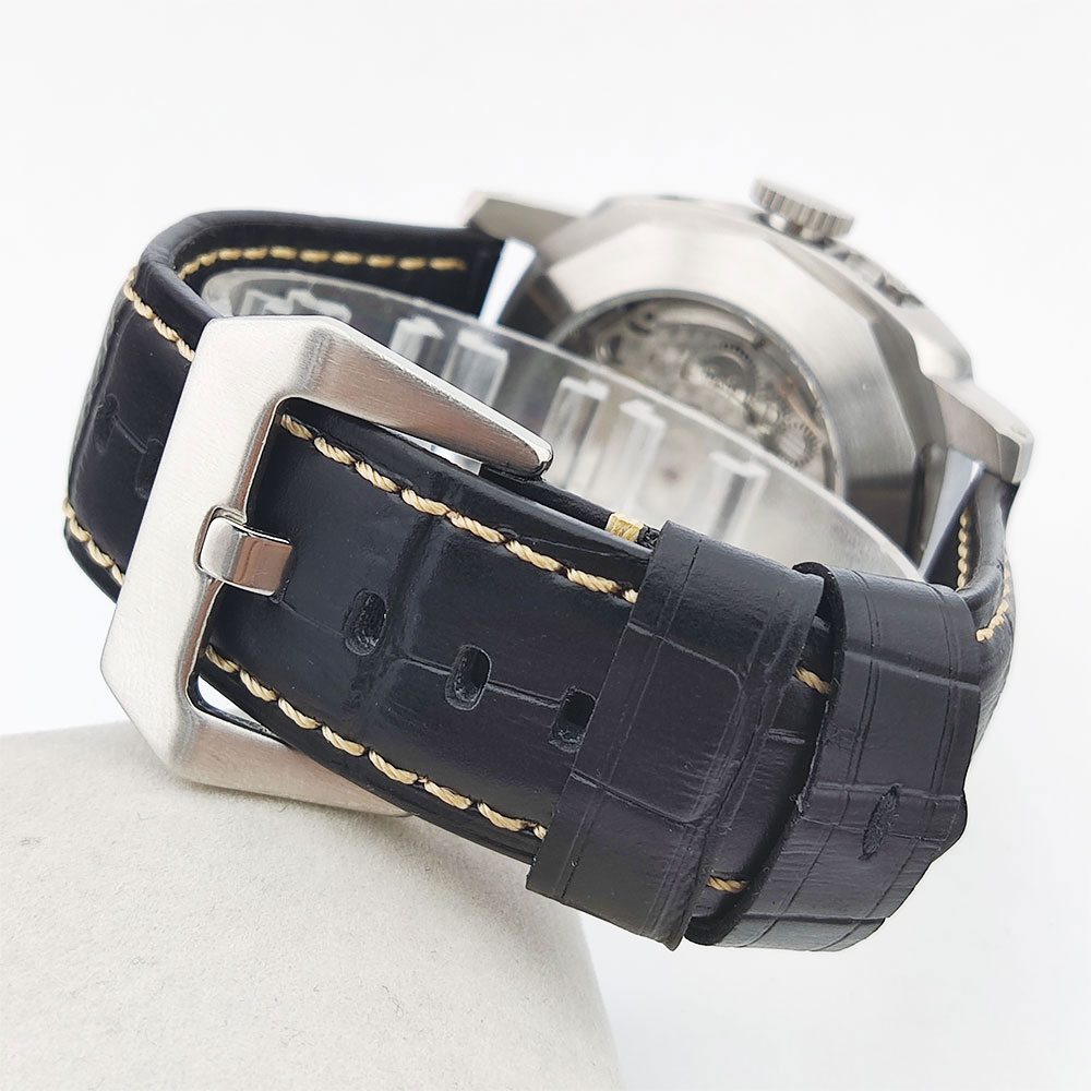 44mm Men's Watch Seagull ST255 - مراجعة Leather Watch Strap وسعره