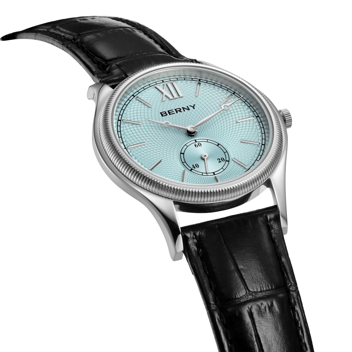BERNY Men's Watches Slim Luxur - مراجعة Solar Powered Watch وسعره