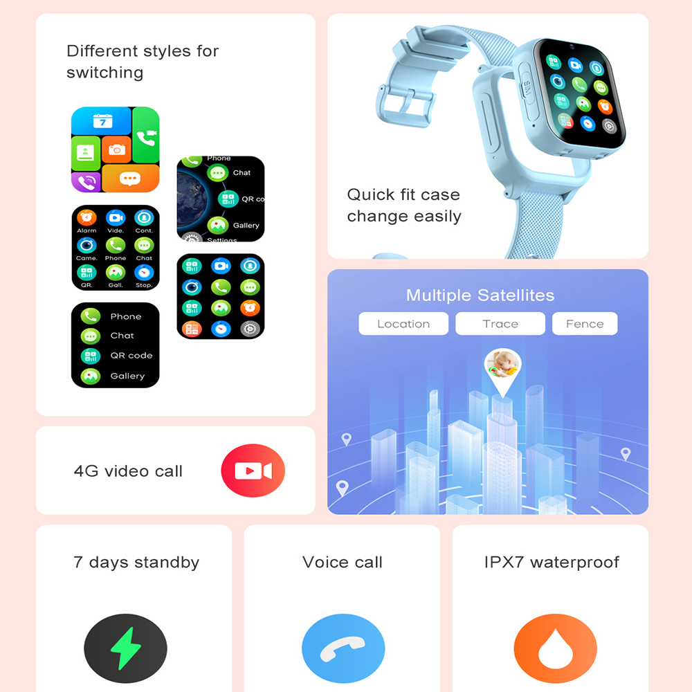 Smart Watch Kids 4G GPS WIFI V - مراجعة Smartwatch Watches For Kid Boy With Gps وسعره