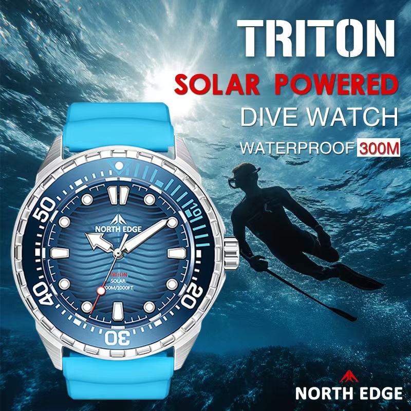 Stainless Steel Diving Watch S - مراجعة Solar Powered Watch وسعره