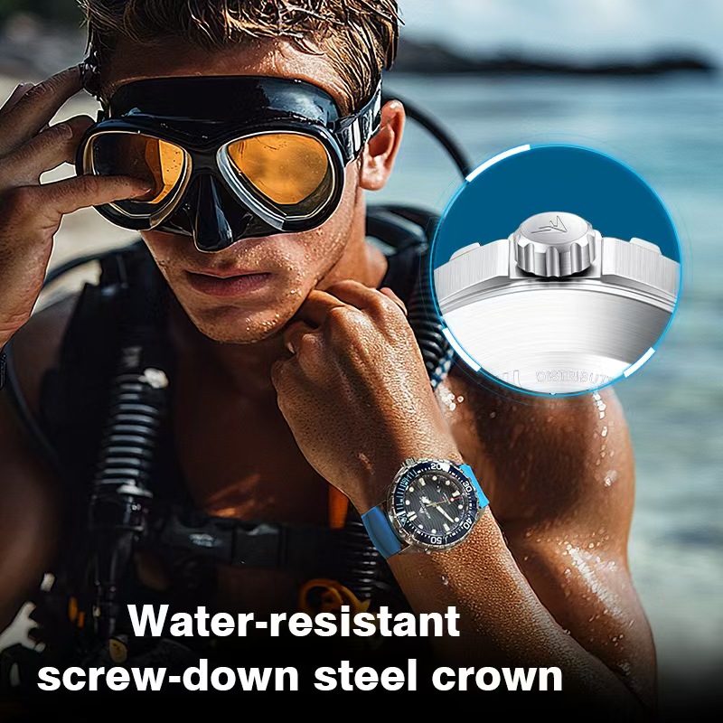 Stainless Steel Diving Watch S - مراجعة Solar Powered Watch وسعره