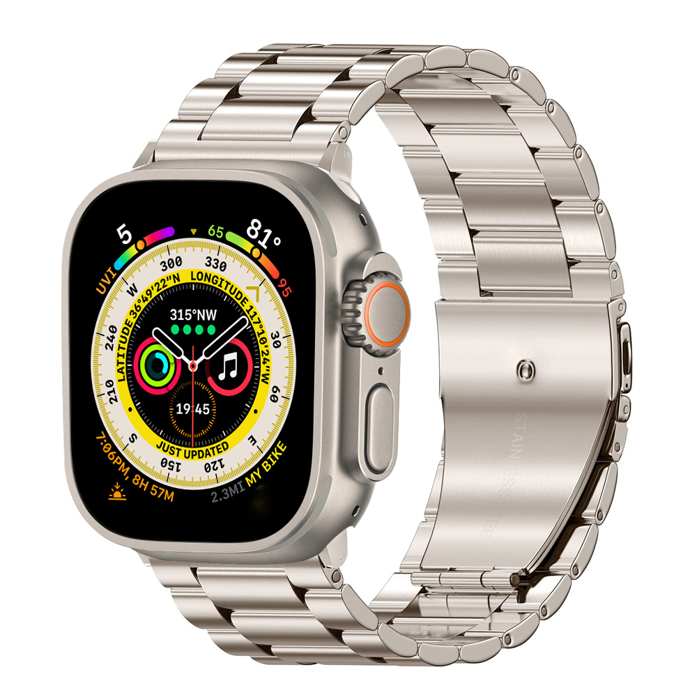 Stainless Steel Strap For Appl - مراجعة Smartwatch Apple Watches For Men وسعره