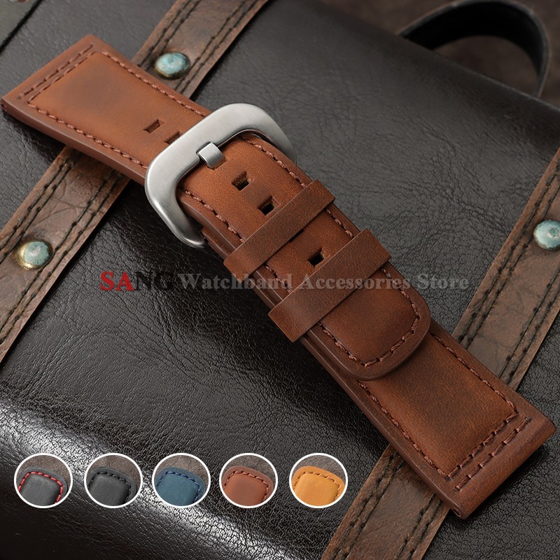 28mm Vintage Leather Watchband - مراجعة Seiko Watches Smartwatch وسعره
