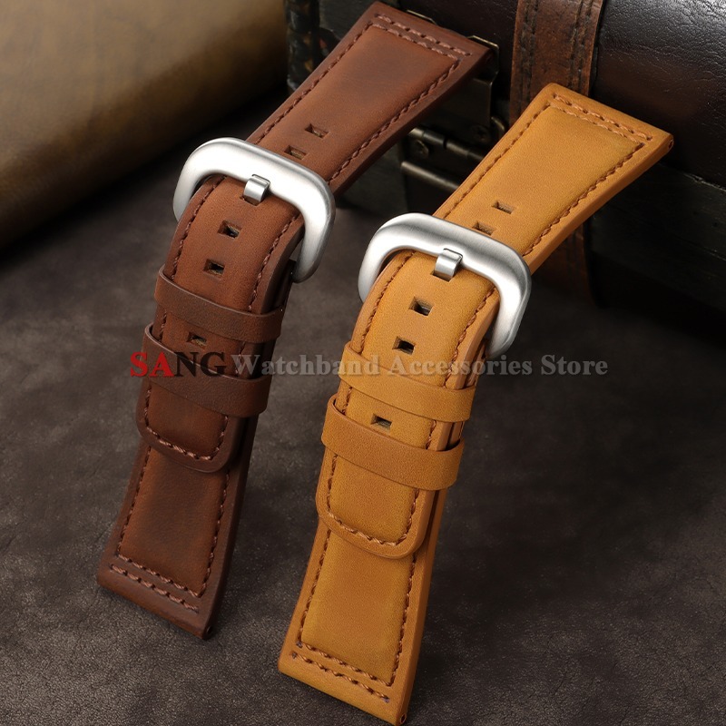 28mm Vintage Leather Watchband - مراجعة Seiko Watches Smartwatch وسعره