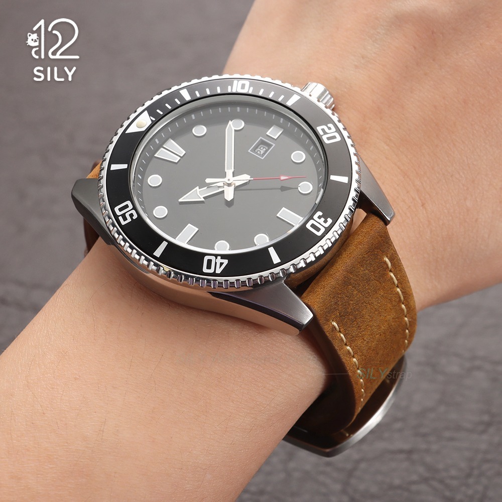 20/22mm Calfskin Leather Watch - مراجعة Smartwatch Vintage Watches For Men وسعره