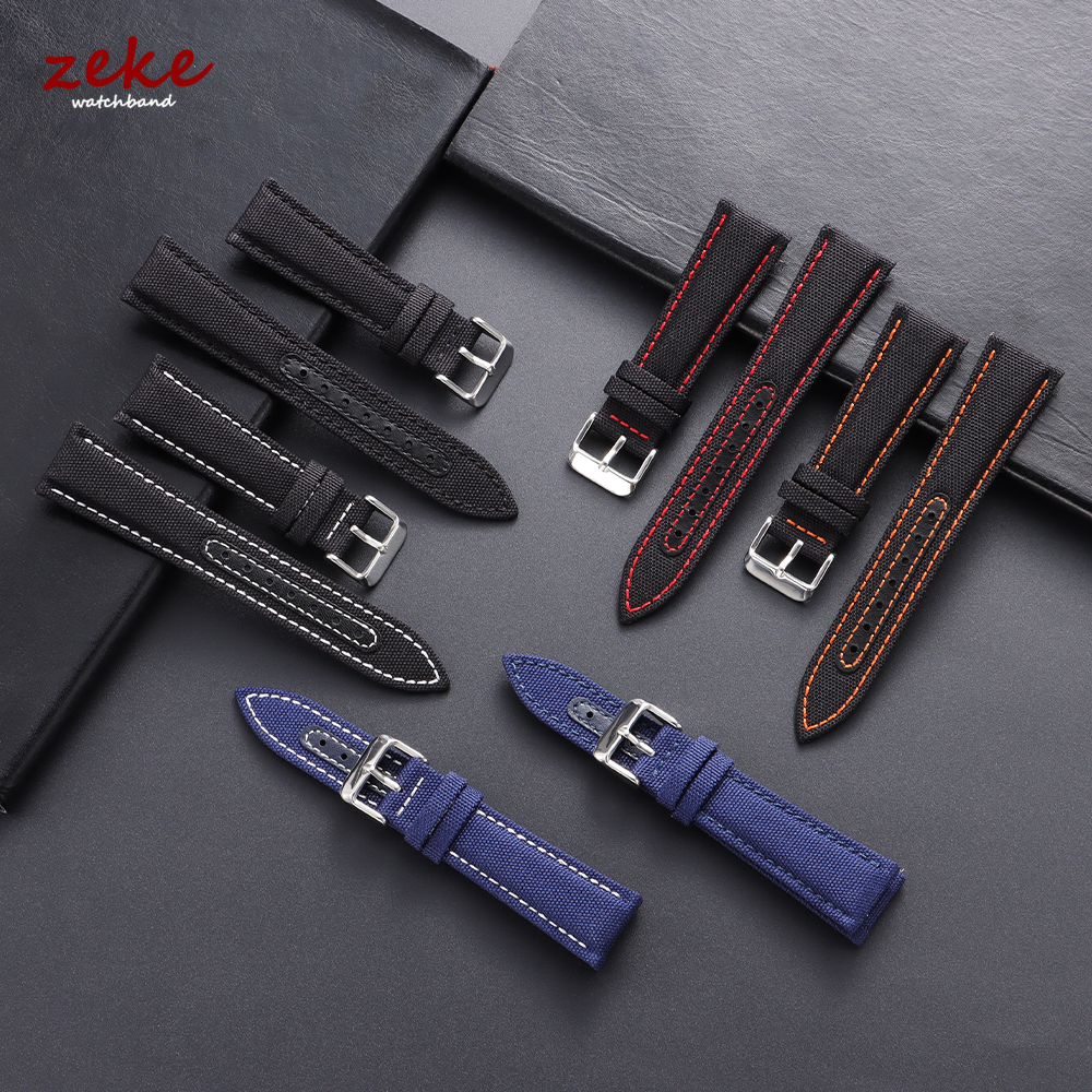 Sailcloth Watch Strap 20mm 22m - مراجعة Seiko Watches Smartwatch وسعره
