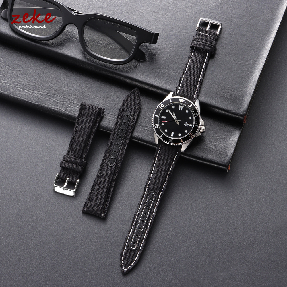 Sailcloth Watch Strap 20mm 22m - مراجعة Seiko Watches Smartwatch وسعره