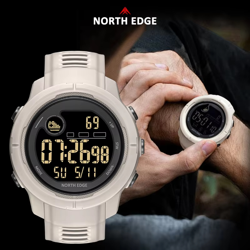 NORTH EDGE NEW MARS 5 Men's Di - مراجعة Smartwatch Digital Watches For Men وسعره