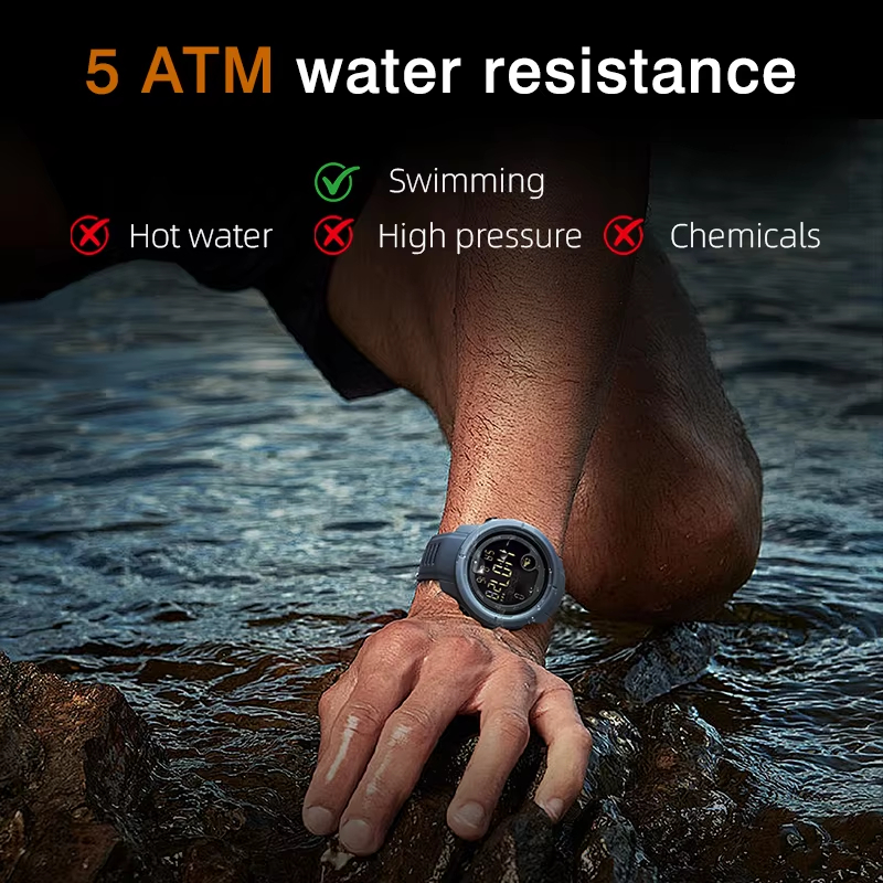 NORTH EDGE NEW MARS 5 Men's Di - مراجعة Smartwatch Digital Watches For Men وسعره