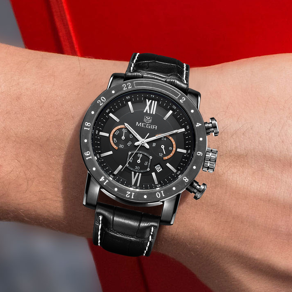 MEGIR Stainless Steel Casual W - مراجعة Smartwatch Digital Watches For Men وسعره