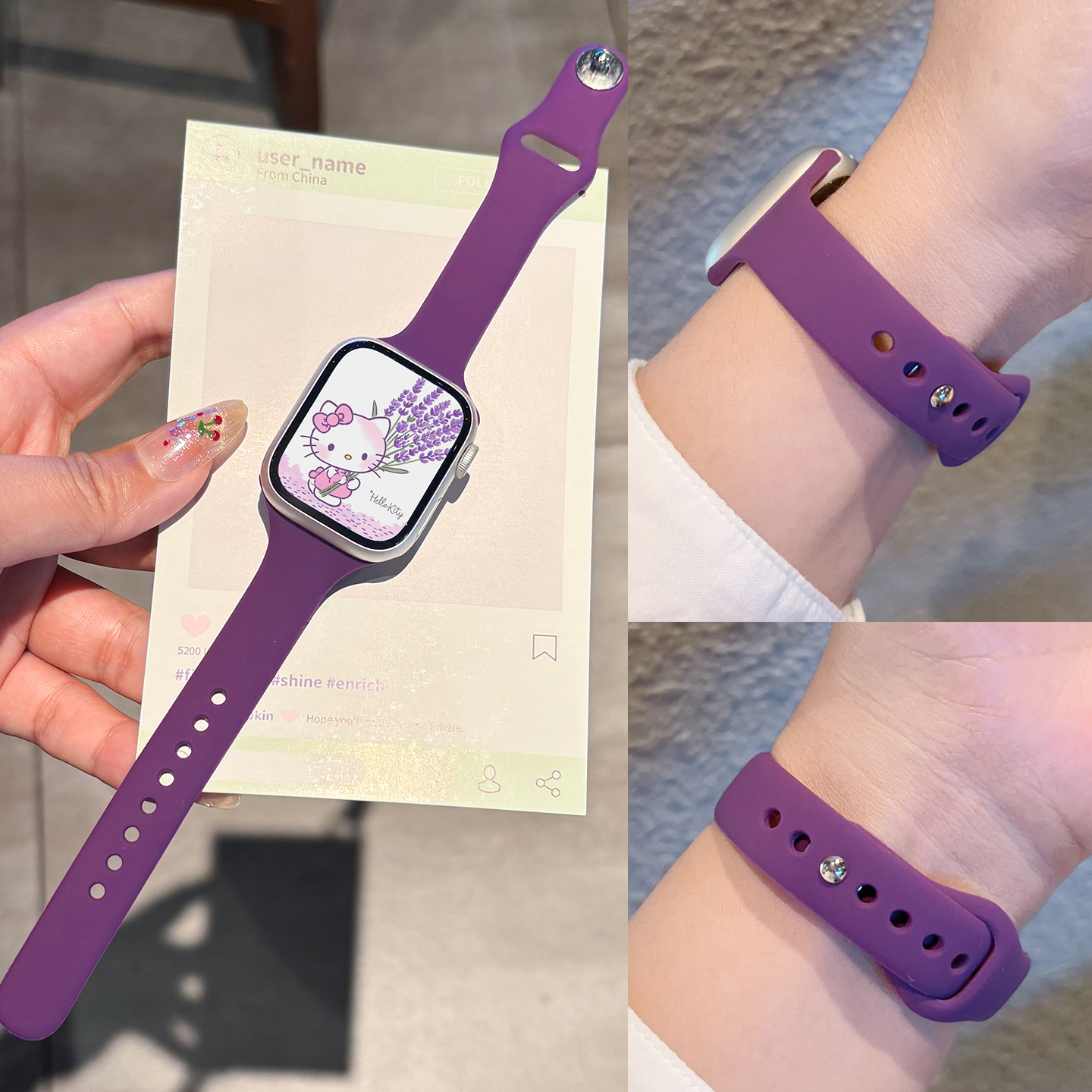Breathable Silicone Strap For  - مراجعة Smartwatch Apple Watches For Men وسعره