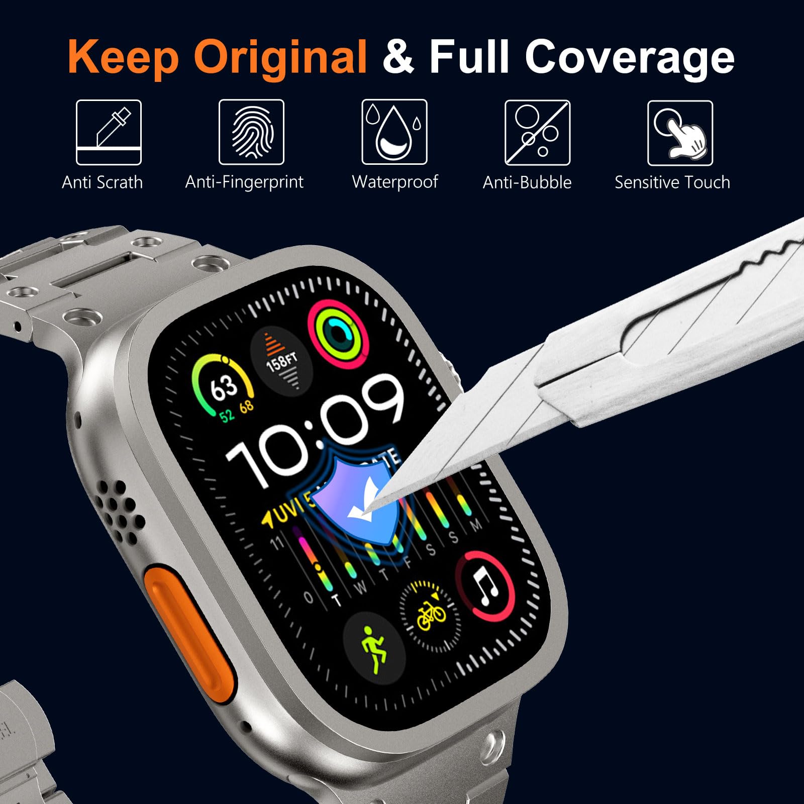 Tempered Glass for Apple Watch - مراجعة Smartwatch Apple Watches For Men وسعره