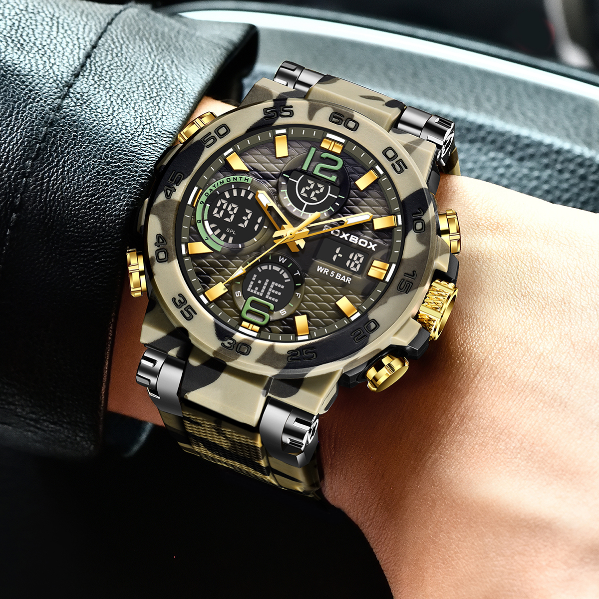 LIGE Electronic Men's Wristwat - مراجعة Smartwatch Digital Watches For Men وسعره