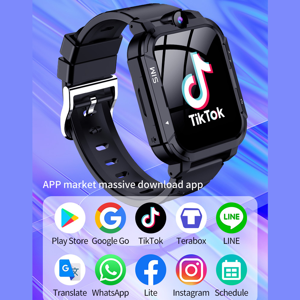 4G Kids Smart Watch 1+8GB GPS  - مراجعة Smartwatch Watches For Kid Boy With Gps وسعره