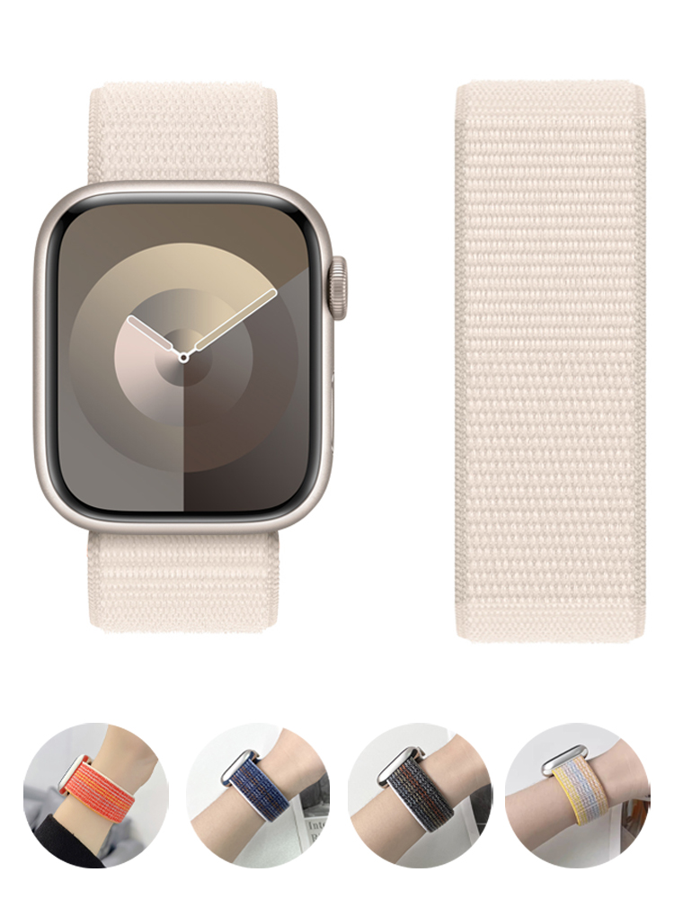 Nylon Loop Strap for apple wat - مراجعة Smartwatch Apple Watches For Men وسعره