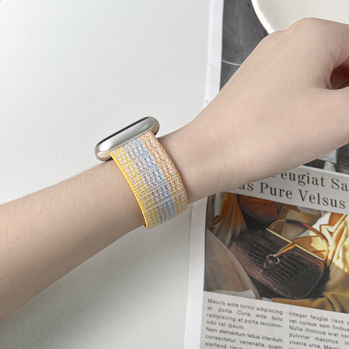 Nylon Loop Strap for apple wat - مراجعة Smartwatch Apple Watches For Men وسعره