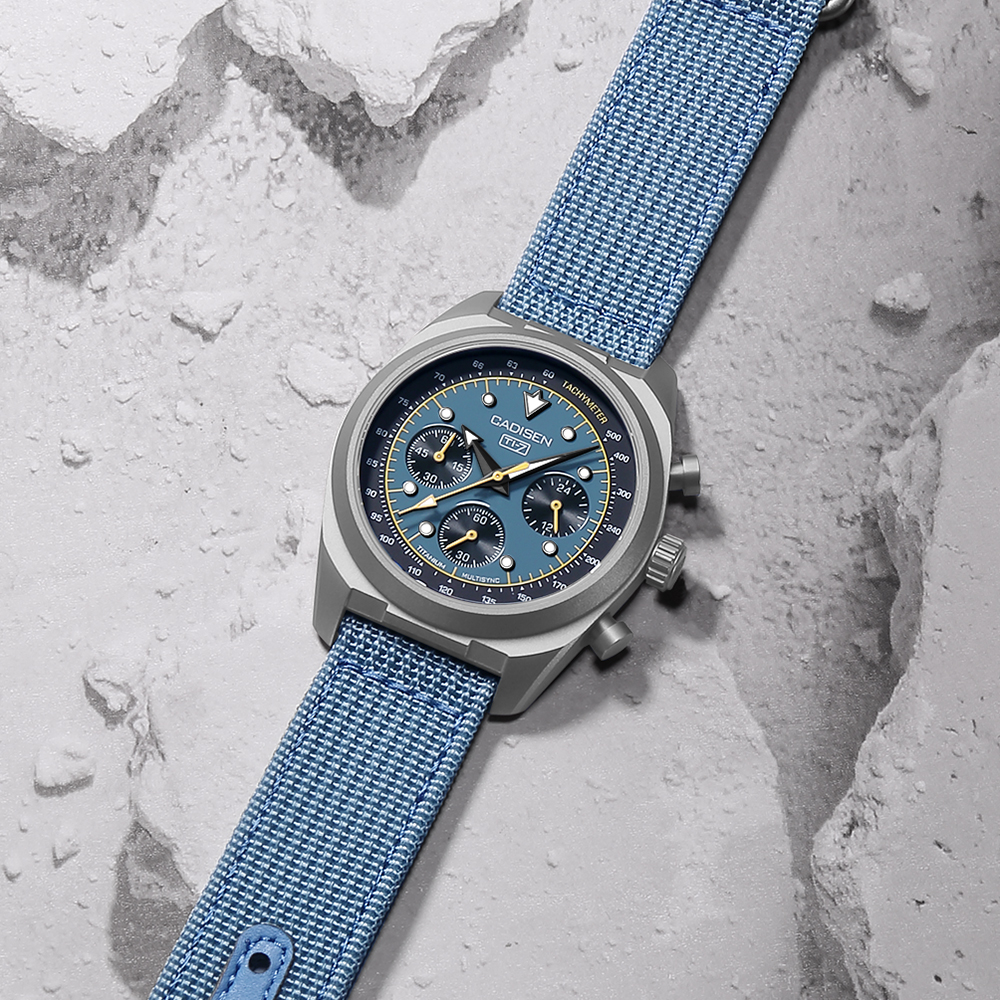 CADISEN Titanium TI-7 MULTISYN - مراجعة Solar Powered Watch وسعره