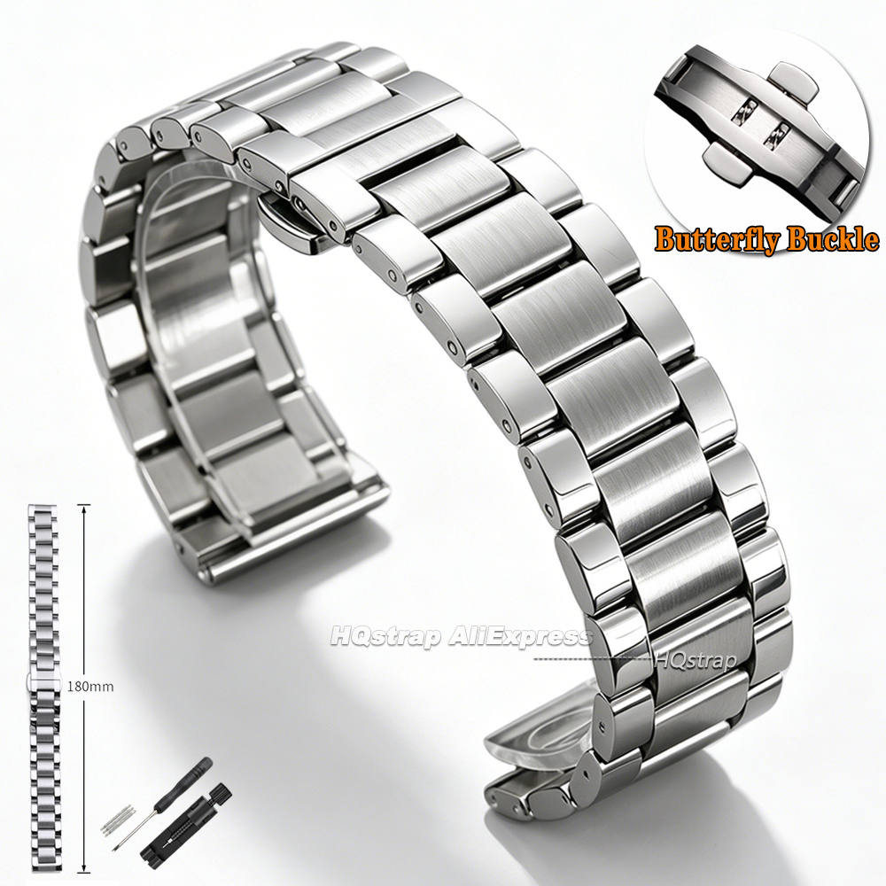 Stainless Steel Watch Band 14m - مراجعة Watches Rolex Smartwatch وسعره