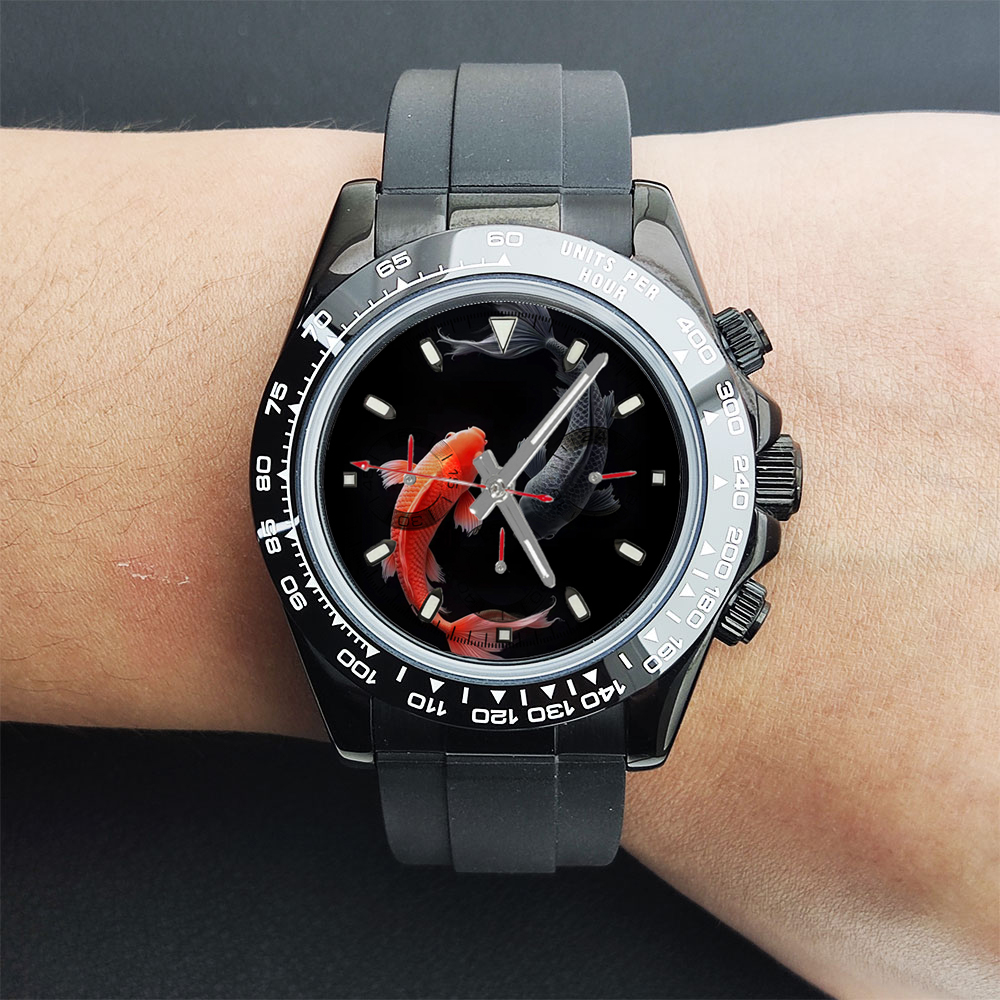Customized Creative VK63 Watch - مراجعة Leather Watch Strap وسعره